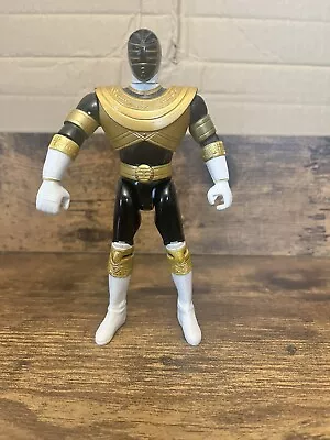 Buy Vintage Power Rangers Zeo 1996 Staff Whirling Black Ranger 5.5″ Figure Bandai • 4.99£