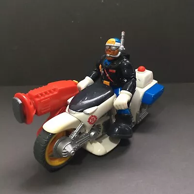 Buy Fisher Price Jake Justice Rescue Heroes Policeman 6  Figure With Cruiser 1998 • 14.99£