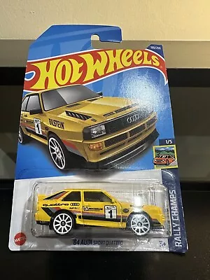 Buy Hot Wheels ~ '84 Audi Sport Quattro, Yellow, Long Card.  More Hw Listed • 4.99£