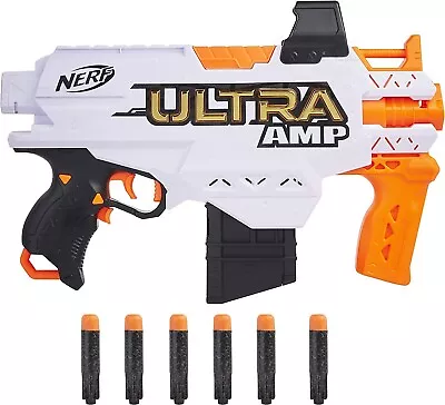 Buy Hasbro NERF Ultra Amp Motorized Blaster - 6-Dart Clip, 6 Nerf Ultra Darts F0954 • 19.98£