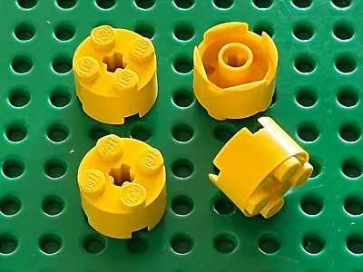 Buy 4 X LEGO Yellow Brick Round 2x2 Ref 3941/set 8860 7739 7817 5848 8844 4554 4888 • 2.52£