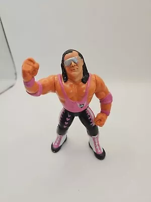 Buy Bret Hart WWF Hasbro Wrestling Figure Series 8 Silver Glasses • 65£