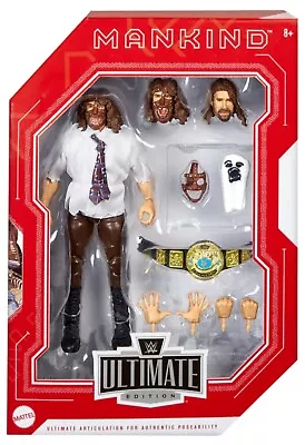 Buy 🆕wwe Mattel Ultimate Edition Mankind Monday Night Wars Wrestling Figure • 79.99£