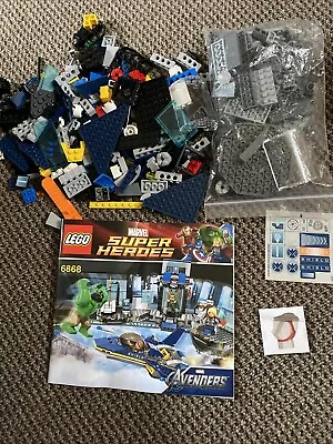 Buy LEGO Marvel: Hulk's Helicarrier Breakout (6868) No Mini Figures No Box Stickers • 20£