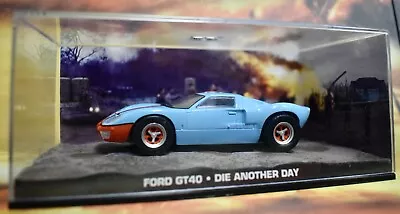 Buy Die Cast 1/43 Scale Eaglemoss James Bond 007 Die Another Day Ford GT40 • 10.99£