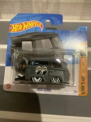 Buy Hot Wheels Kool Kombi Grey Moon Eyes  HKJ33 VW Volkswagen 49/250 Surfs Up 2/5 • 2.50£