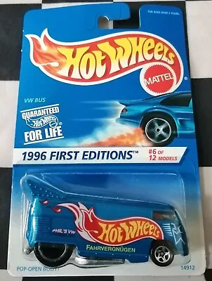 Buy Hot Wheels Limited Edition 30th Anniversary 1996 First Editions VW Bus #6/12  • 29.95£