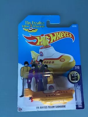 Buy Hot Wheels The Beatles Yellow Submarine, Long Card ,New Old Stock ,Sealed, 2015. • 4£