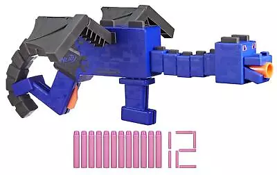 Buy Nerf Minecraft Ender Dragon Outdoor Children's Blaster With Darts • 22.49£