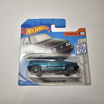 Buy Volkswagen Golf Mk2 Hot Wheels Short Card | Volkswagen 7/10 | #60/250 • 8£