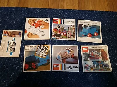 Buy Vintage 1968/1970s Lego Instructions/ Catalogue Booklets **OFFERS WELCOME** • 30£