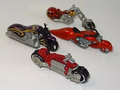 Buy Hot Wheels Motorcycle Chopper Dragsters Lot Of 4 • 10£