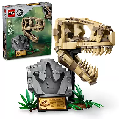 Buy LEGO Jurassic World Dinosaur Fossils: T. Rex Skull Construction Set 76964 - New • 36.99£