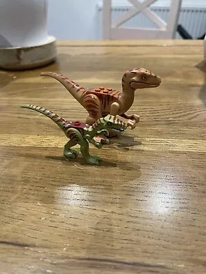 Buy LEGO 5887 Raptor / Velociraptor Medium Nougat Dinosaur Dark Orange Raptor03 • 19.99£