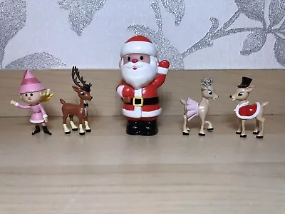 Buy Christmas Toy Figure Bundle - Santa, Reindeer, Father Chistmas Xmas • 9.50£