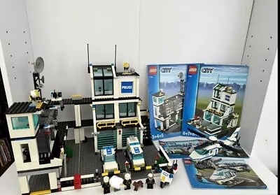 Buy LEGO City 7744 Police Station Headquarters & Prison + 7741 Helicopter -100% Comp • 99.99£