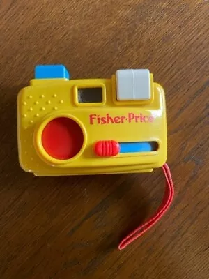 Buy VINTAGE 1990s FISHER PRICE *Pocket Yellow CAMERA*  Sensory Zoo Animal Slides • 5£