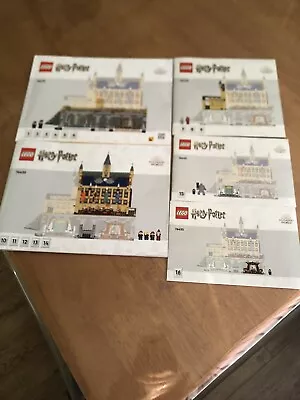 Buy Harry Potter Lego Instructions Manual 76435 Hogwarts Castle The Great Hall  • 25£