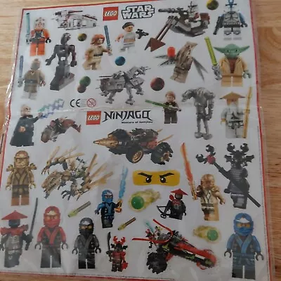 Buy Lego Starwars Ninjago & City Stickers New • 4.99£