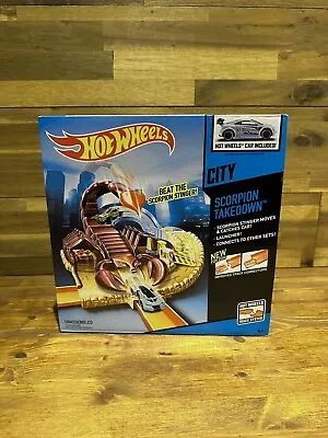 Buy Hot Wheels City Scorpion Takedown Set Car Included New Sealed Box Free UK P&P • 34.95£