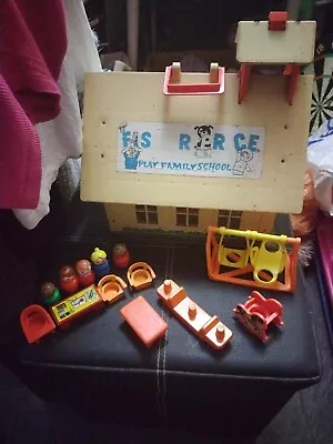 Buy Vintage Fisher Price School And Accessories • 18£