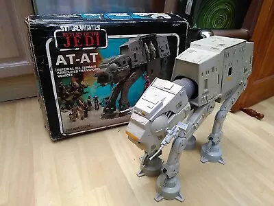 Buy Vintage Star Wars AT-AT Walker Original Box Boxed Return Of The Jedi ROTJ • 190£