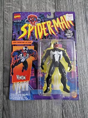 Buy Spider-man The Animated Series Venom Figure - Original Toybiz 1994 Vintage • 64.99£