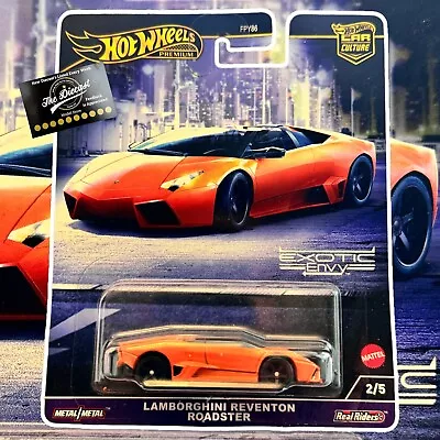 Buy HOT WHEELS Premium Lamborghini Reventon Car Culture Exotic Envy 1:64 Diecast • 6.50£