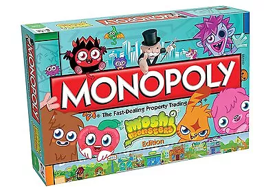 Buy Moshi Monsters Monopoly Board Game Children's Game Kids Game Trading Game • 19.95£