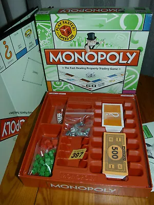 Buy Monopoly Board Game 100% With Speed Dice : Paper Money: Classic Family Fun • 10.79£