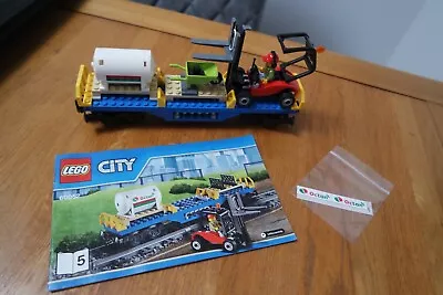 Buy Lego 60052 Cargo Train Flatbed Carriage Only Plus Its Manual Number 5 • 19£