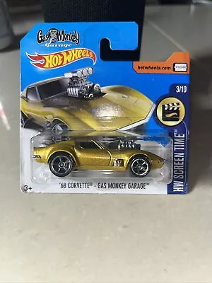 Buy Hot Wheels '68 Corvette - Gas Monkey Garage -  2017 First Edition  Rare  • 3£