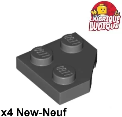 Buy LEGO 4x Wing Wedge Flat 2x2 Cut Corner Angle Dark Grey/Dark B Gray 26601 • 1.84£