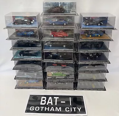 Buy Eaglemoss Batman Automobilia Collection Cars  X 25 Large Lot - Undisplayed • 10.50£