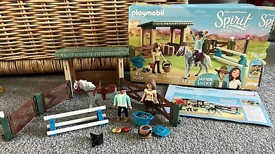 Buy Playmobil Spirit - Javier Lucky - 70119 Horse Stable • 7.50£