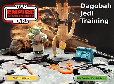 Buy Vintage Star Wars ESB Yoda And Luke Skywalker Dagobah Jedi Training Backpack • 74.99£