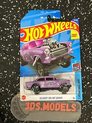 Buy GM CHEVY 55 BEL AIR GASSER PURPLE Hot Wheels 1:64 **COMBINE POSTAGE** L/C • 2.95£