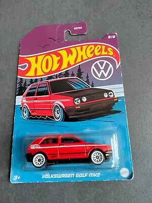 Buy Hot Wheels Volkswagen Golf Mk2 (Mark 2) - Red Colour Car - 'VW Series' - SEALED • 18£