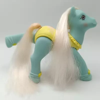 Buy Vintage G1 Hasbro My Little Pony Sweetsteps Ballerina 1989. Blue & Yellow. • 14.50£