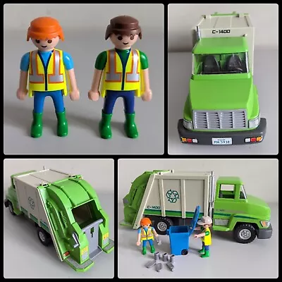 Buy Playmobil 5679 City Life Green Recycling Truck With Figures & Accessories  • 12.99£
