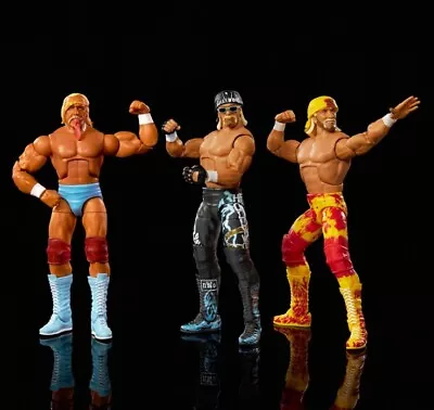 Buy WWE Elite Hollywood Hulk Hogan 40th Anniversary Action Figure 3 Pack Brand New • 76.99£