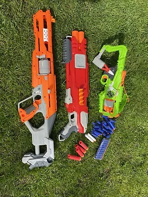 Buy Nerf Gun Bundle Used But Good Condition Includes Some Bullets • 20£