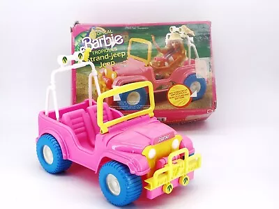 Buy Barbie Tropical Beach Jeep Buggy Car Toy Accessories Mattel 1987 With Original Packaging • 67.93£