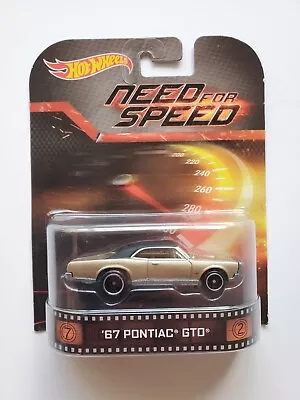 Buy Hot Wheels Retro Entertainment Need For Speed 67 Pontiac GTO • 25£