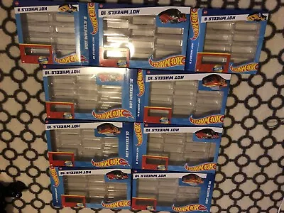 Buy Hot Wheels 10 & 8 Pack Empty Boxes X 9 Good Condition Re-use For Sale Or Display • 15£