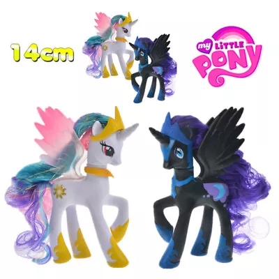 Buy Cartoon MY Little Pony 14cm Princess Luna Nightmare Night Figure PVC Toys Horses • 7.80£