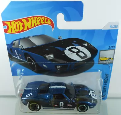 Buy Hot Wheels Ford GT40 (blue) On Short Card #12/2024 • 2.50£