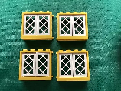 Buy LEGO Pirates Baracuda 4 Yellow Windows & Frames   - Set 6285 Pirates Uk Freepost • 9.99£