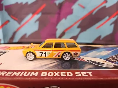 Buy WHEELSWAP CUSTOM HOT WHEELS 71 DATSUN 510 WAGON On Real Riders Combi Postage • 7.77£