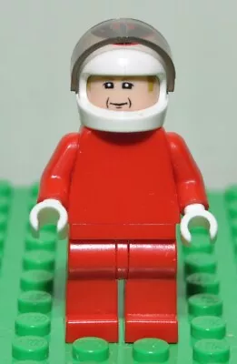 Buy LEGO F1 Minifigure Ferrari Kimi Raikkonen Rac035 Set 8144 Year 2007 No Stickers • 7.09£